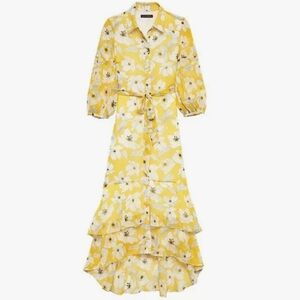 Banana Republic FLORAL PRINT MAXI SHIRTDRESS NEW